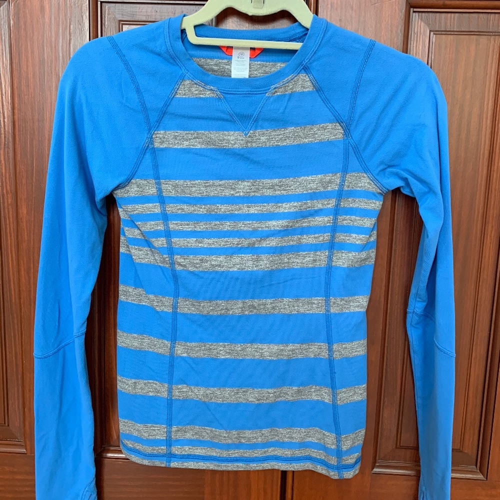 Athletic Striped Long Sleeve T-Shirt